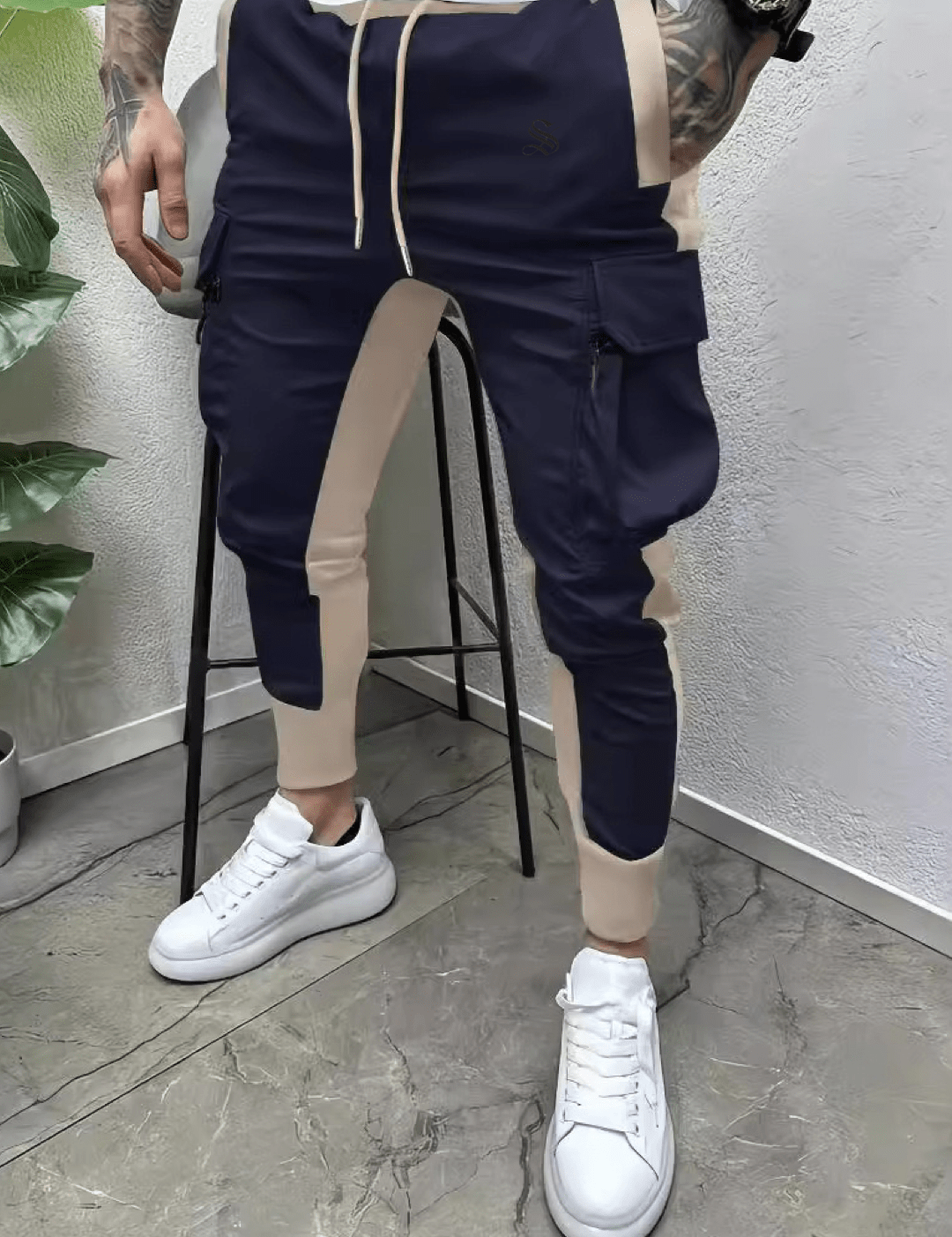 Izra 2 - Joggers for Men - Sarman Fashion - Wholesale Clothing Fashion Brand for Men from Canada