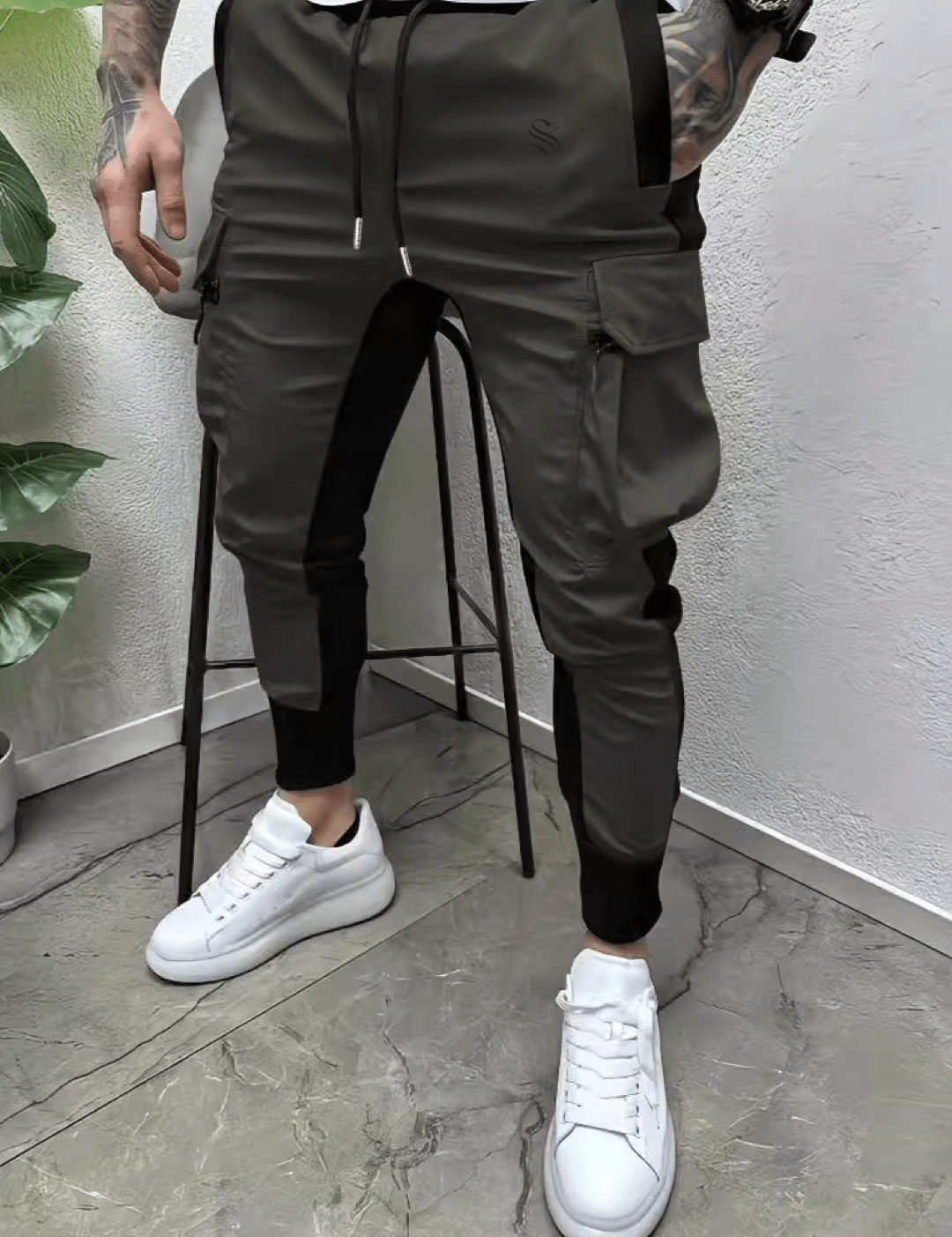 Izra 2 - Joggers for Men - Sarman Fashion - Wholesale Clothing Fashion Brand for Men from Canada