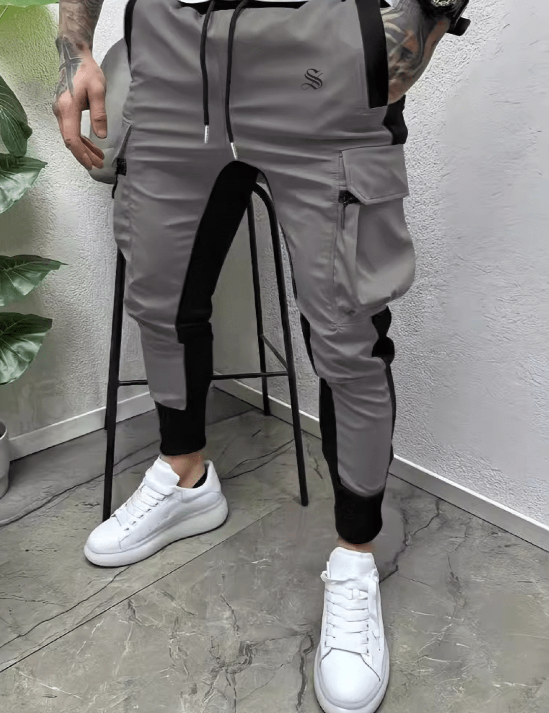 Izra 2 - Joggers for Men - Sarman Fashion - Wholesale Clothing Fashion Brand for Men from Canada