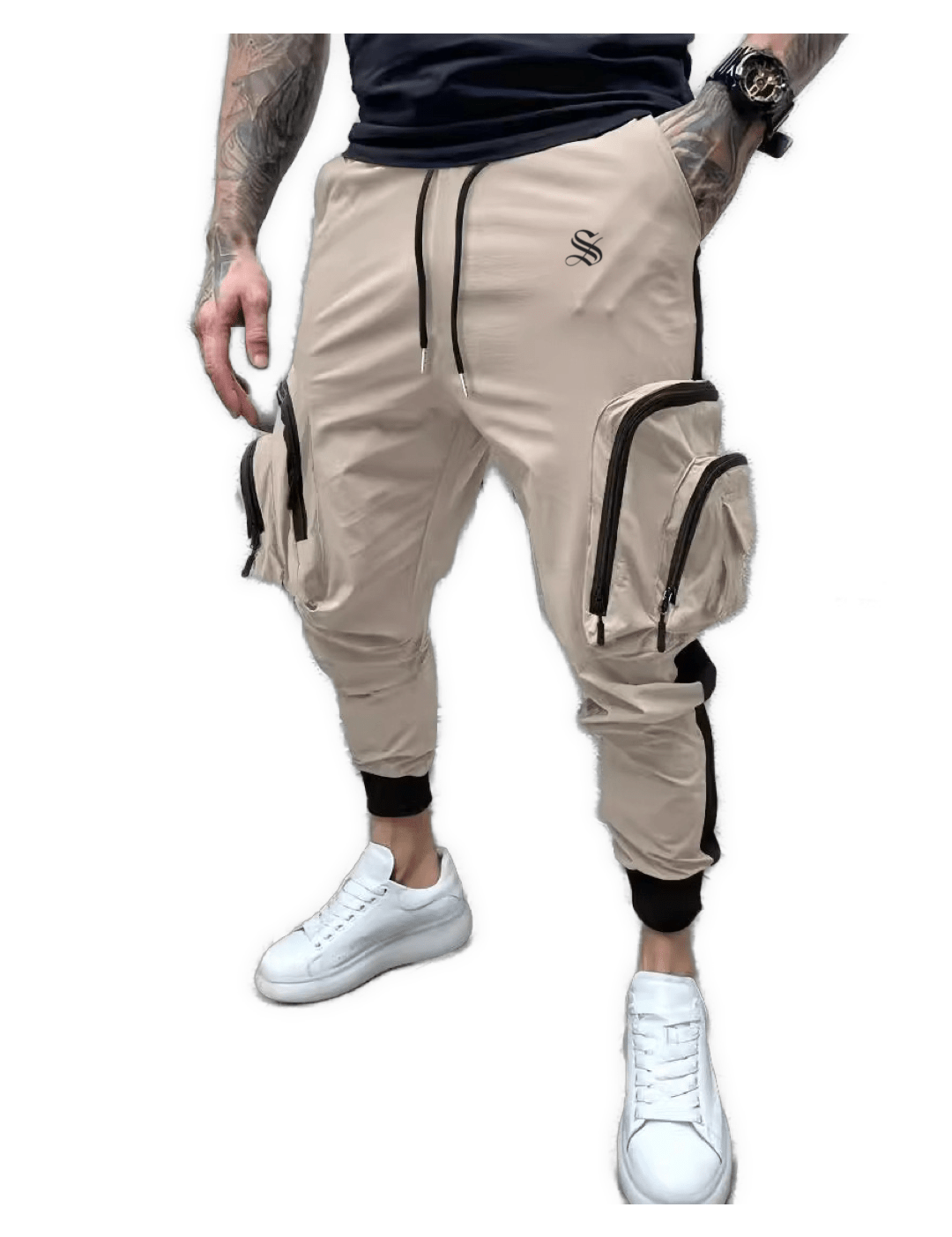 Izra - Joggers for Men - Sarman Fashion - Wholesale Clothing Fashion Brand for Men from Canada