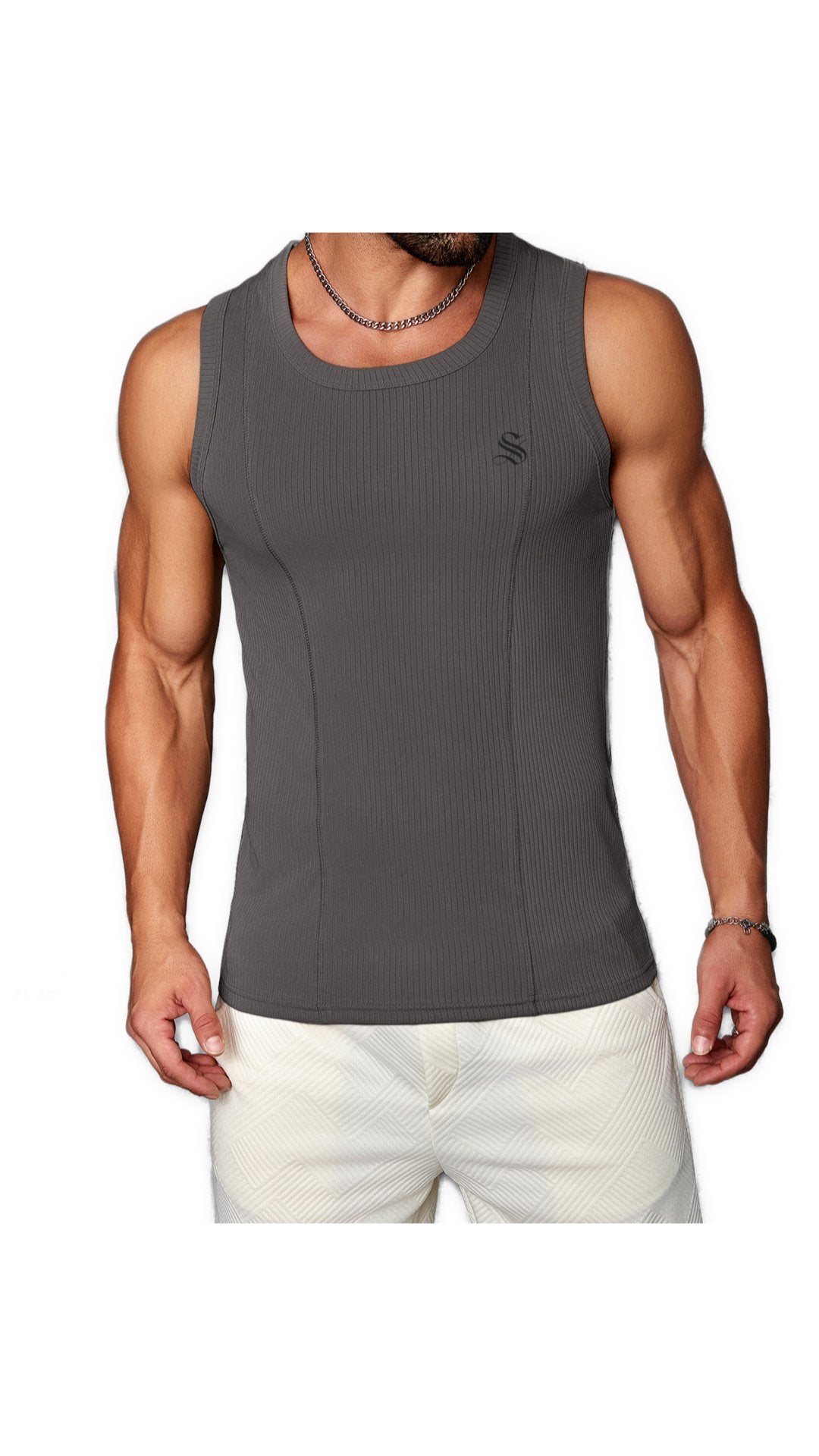 Jako 12 - Tank Top for Men - Sarman Fashion - Wholesale Clothing Fashion Brand for Men from Canada