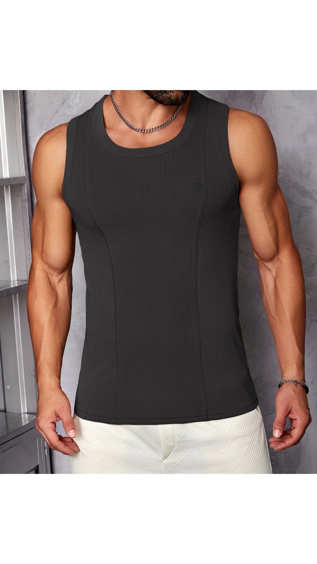 Jako 12 - Tank Top for Men - Sarman Fashion - Wholesale Clothing Fashion Brand for Men from Canada