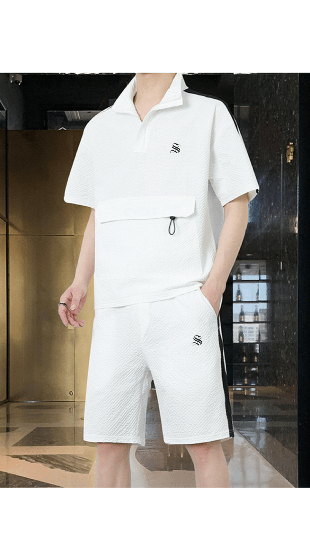 Jifo 2 - Top & Shorts for Men - Sarman Fashion - Wholesale Clothing Fashion Brand for Men from Canada