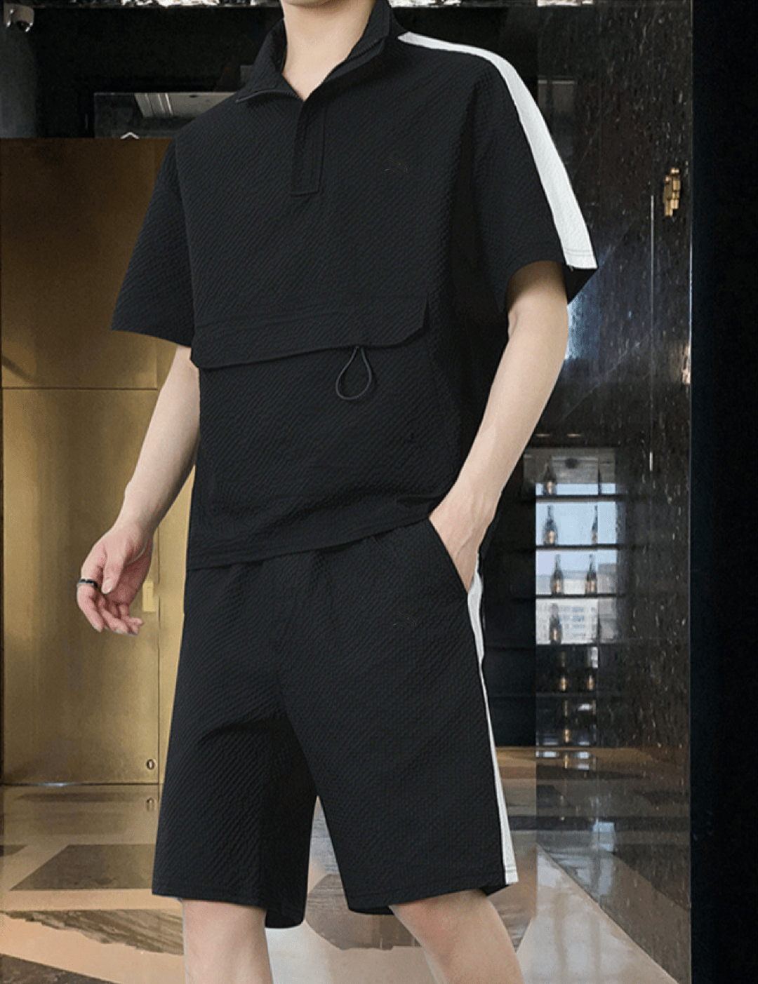 Jifo 2 - Top & Shorts for Men - Sarman Fashion - Wholesale Clothing Fashion Brand for Men from Canada