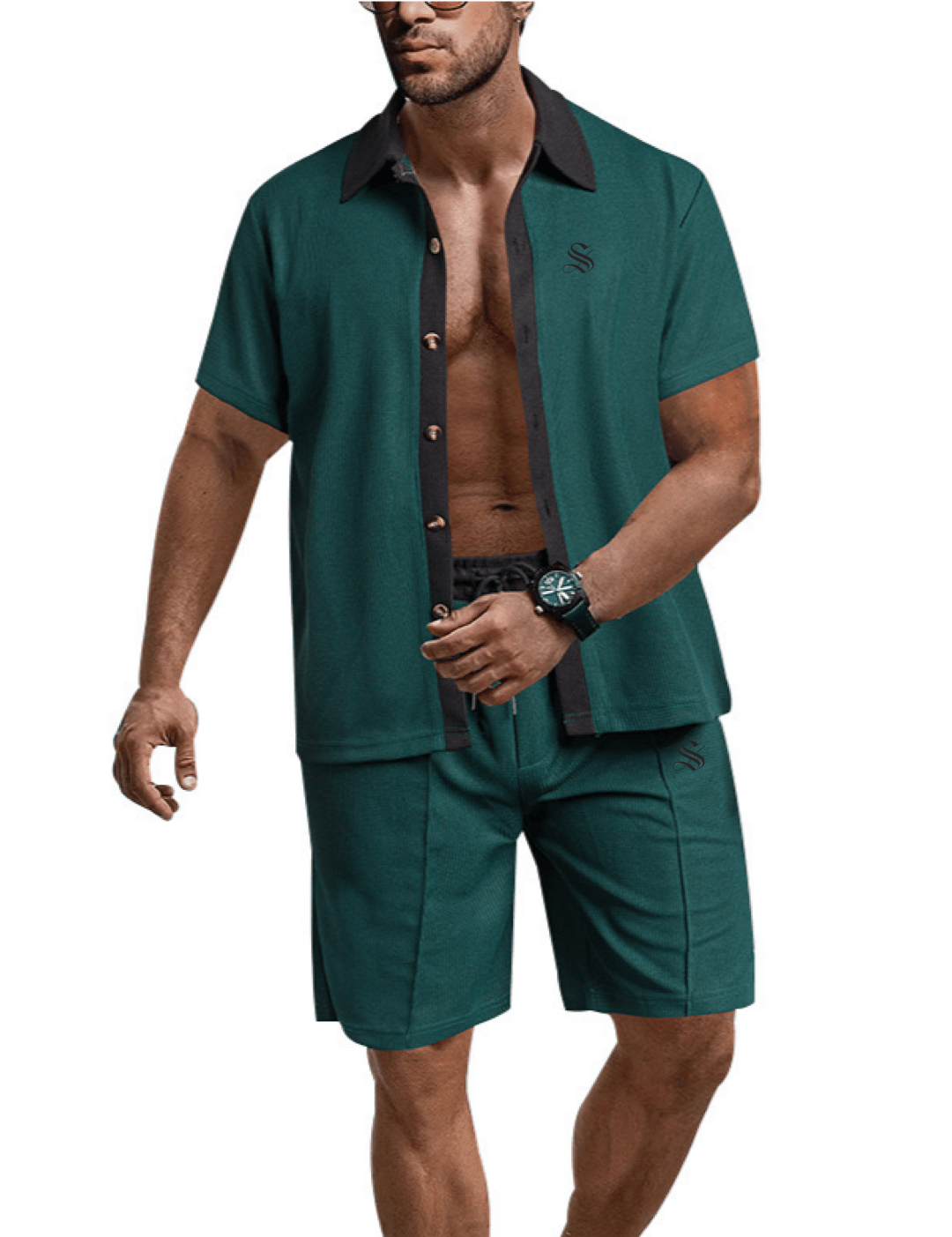 Jifo 3 - Top & Shorts for Men - Sarman Fashion - Wholesale Clothing Fashion Brand for Men from Canada