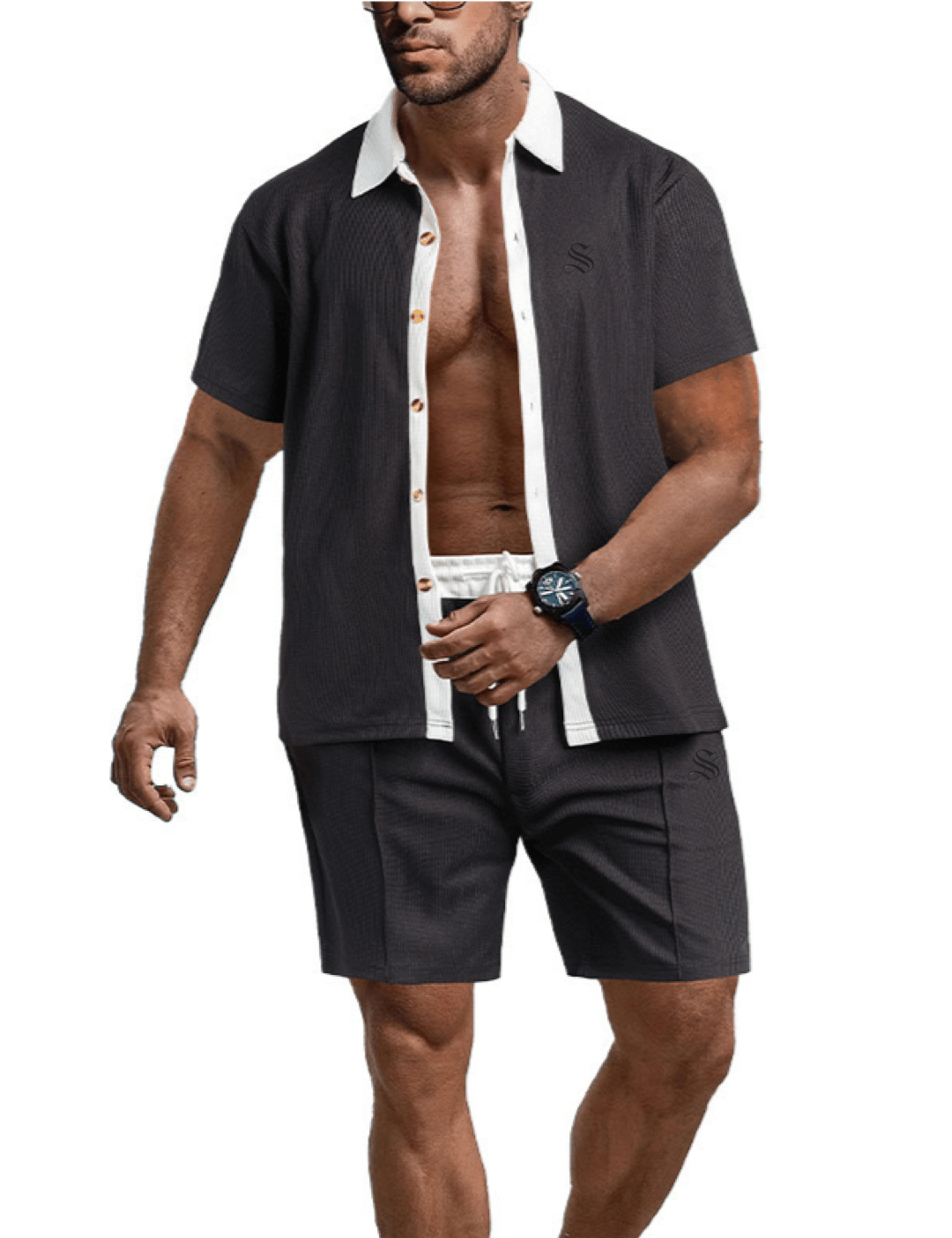 Jifo 3 - Top & Shorts for Men - Sarman Fashion - Wholesale Clothing Fashion Brand for Men from Canada