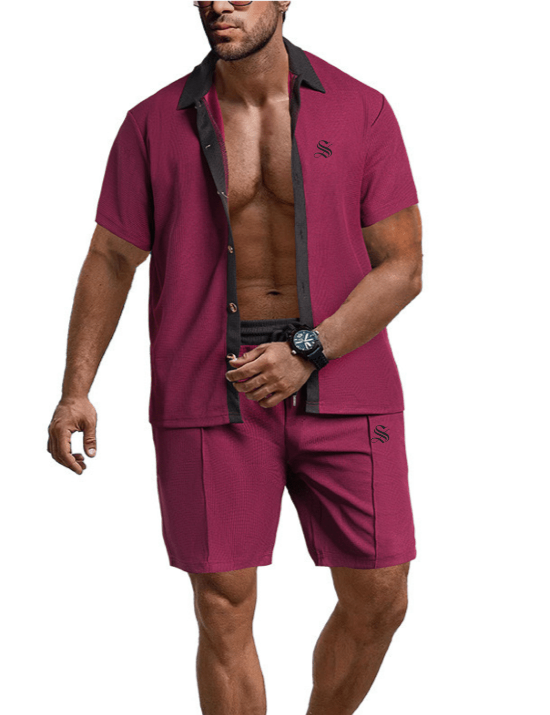 Jifo 3 - Top & Shorts for Men - Sarman Fashion - Wholesale Clothing Fashion Brand for Men from Canada