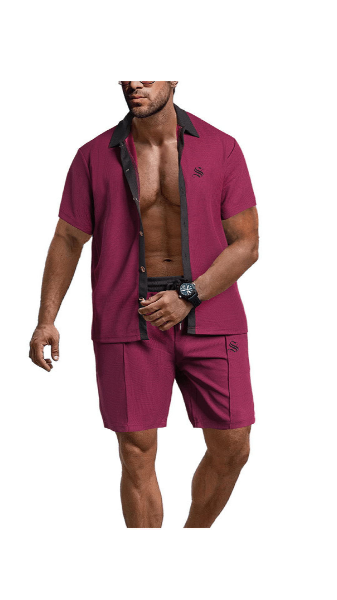 Jifo 3 - Top & Shorts for Men - Sarman Fashion - Wholesale Clothing Fashion Brand for Men from Canada