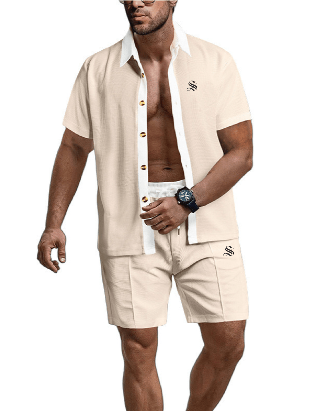 Jifo 3 - Top & Shorts for Men - Sarman Fashion - Wholesale Clothing Fashion Brand for Men from Canada