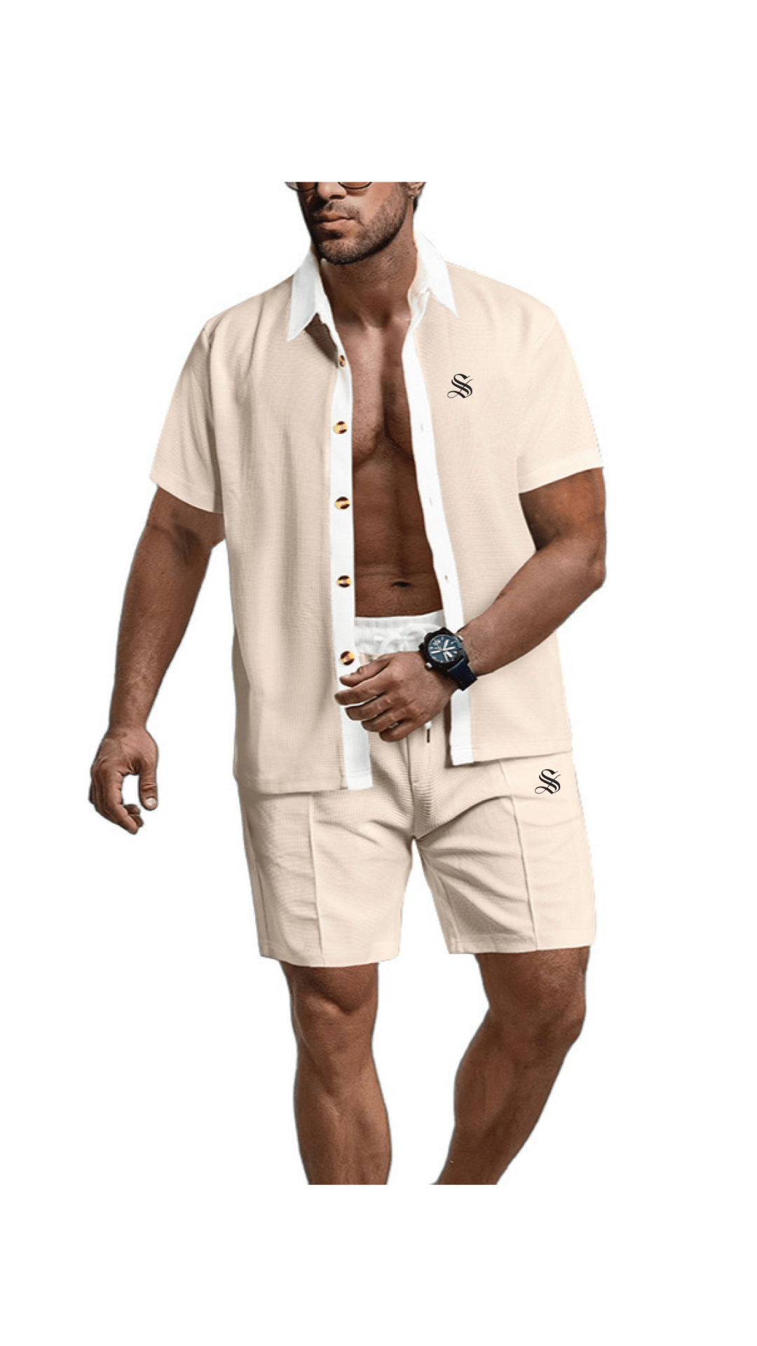 Jifo 3 - Top & Shorts for Men - Sarman Fashion - Wholesale Clothing Fashion Brand for Men from Canada