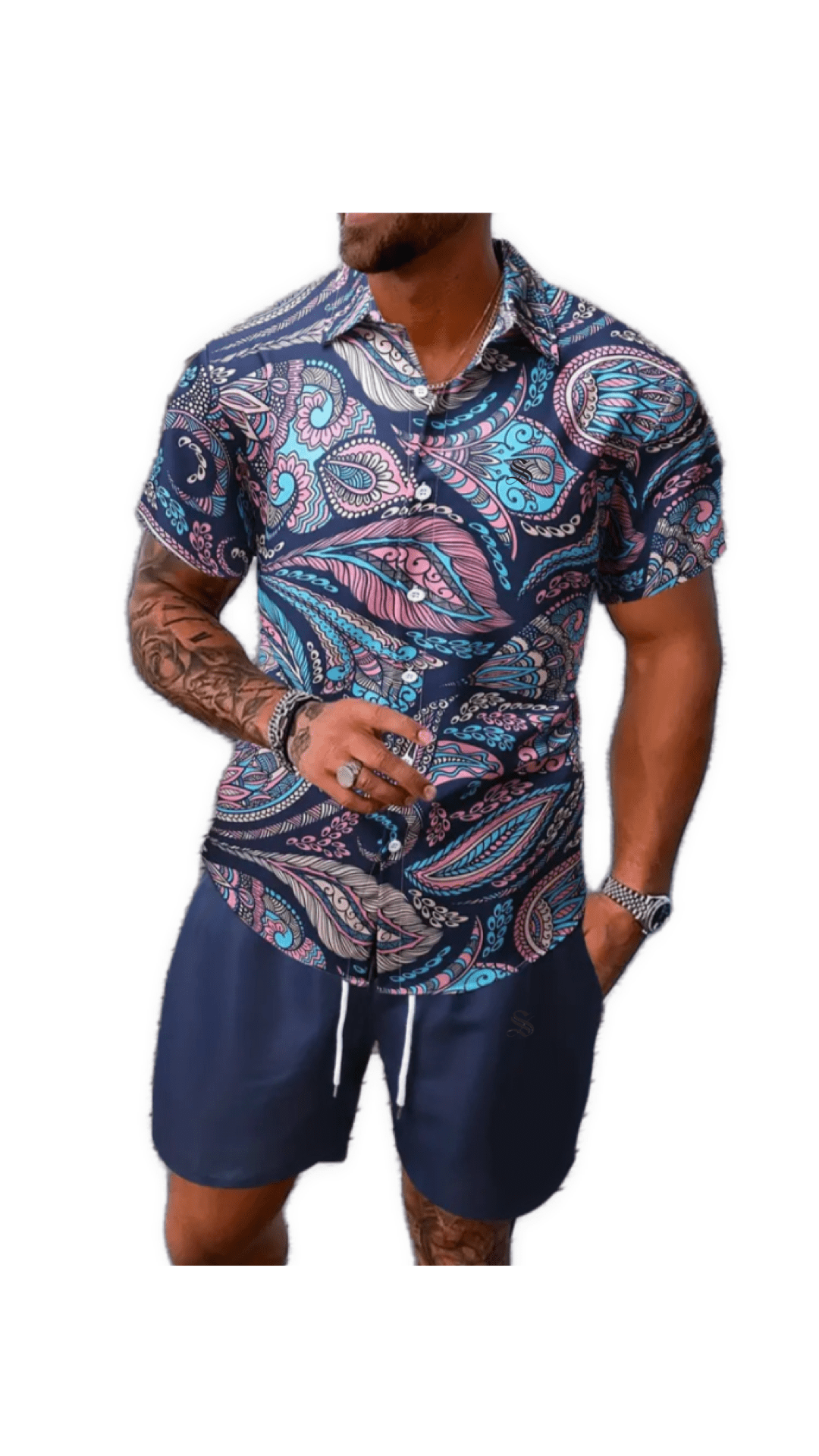 Jifo 5 - Top & Shorts for Men - Sarman Fashion - Wholesale Clothing Fashion Brand for Men from Canada
