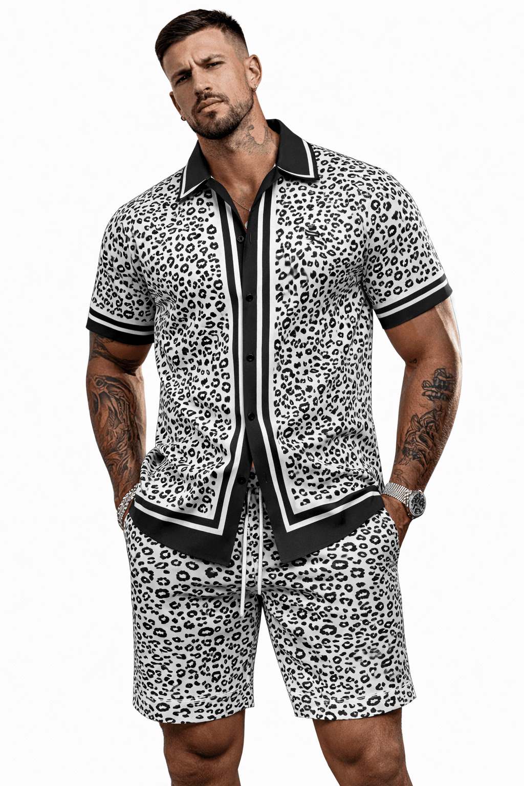 Jifo 78 - Top & Shorts for Men - Sarman Fashion - Wholesale Clothing Fashion Brand for Men from Canada