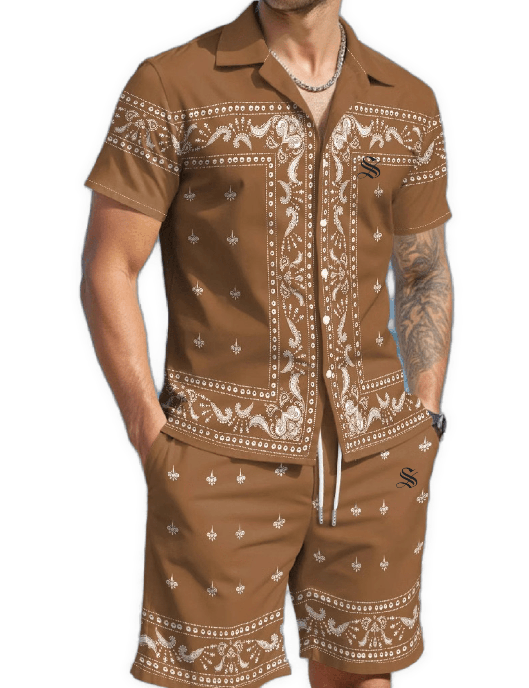 Jifo 80 - Top & Shorts for Men - Sarman Fashion - Wholesale Clothing Fashion Brand for Men from Canada