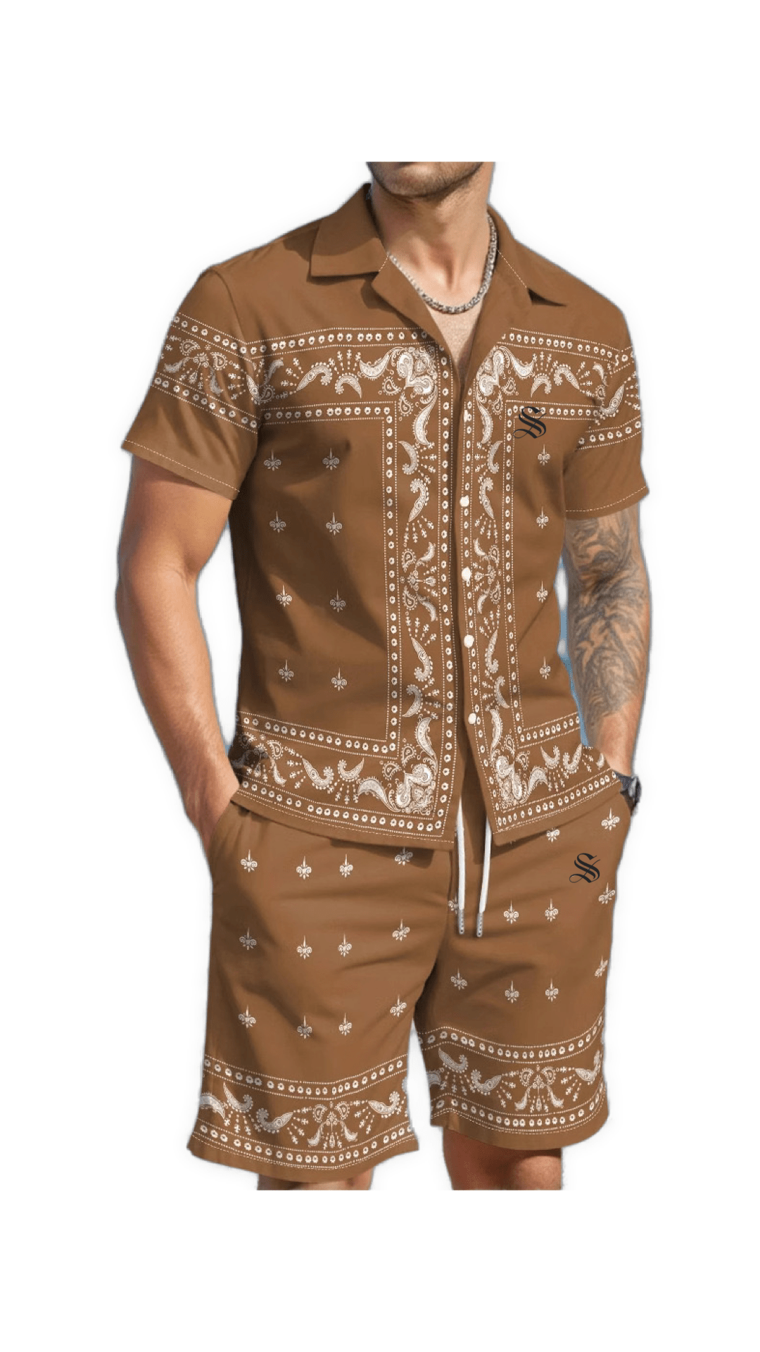 Jifo 80 - Top & Shorts for Men - Sarman Fashion - Wholesale Clothing Fashion Brand for Men from Canada