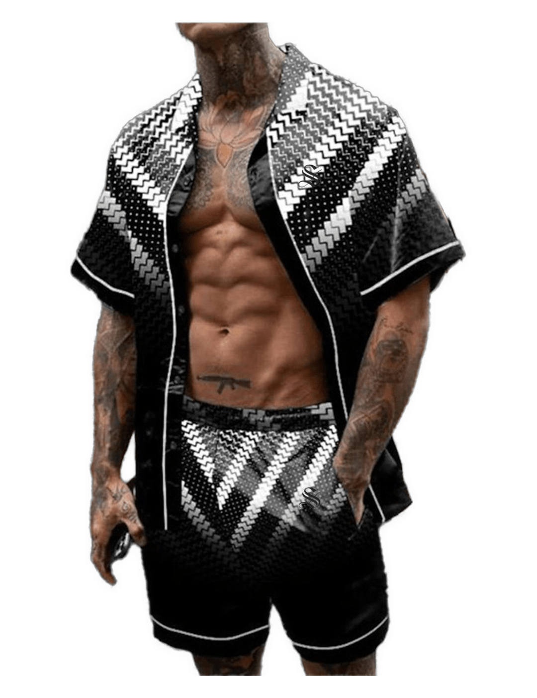 Jifo 82 - Top & Shorts for Men - Sarman Fashion - Wholesale Clothing Fashion Brand for Men from Canada