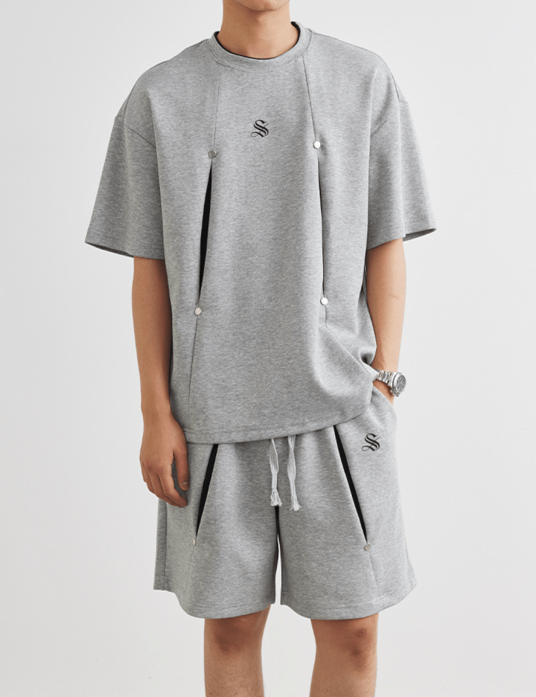Jifo - Top & Shorts for Men - Sarman Fashion - Wholesale Clothing Fashion Brand for Men from Canada