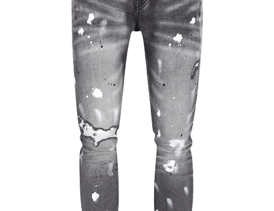 Jiluzi - Skinny Legs Denim Jeans for Men - Sarman Fashion - Wholesale Clothing Fashion Brand for Men from Canada