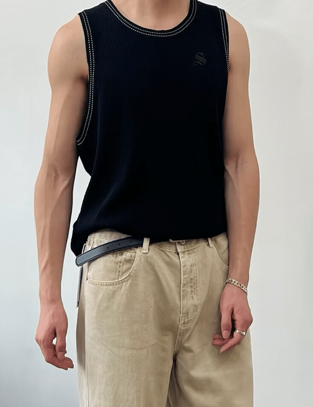 Jins - Tank Top for Men - Sarman Fashion - Wholesale Clothing Fashion Brand for Men from Canada