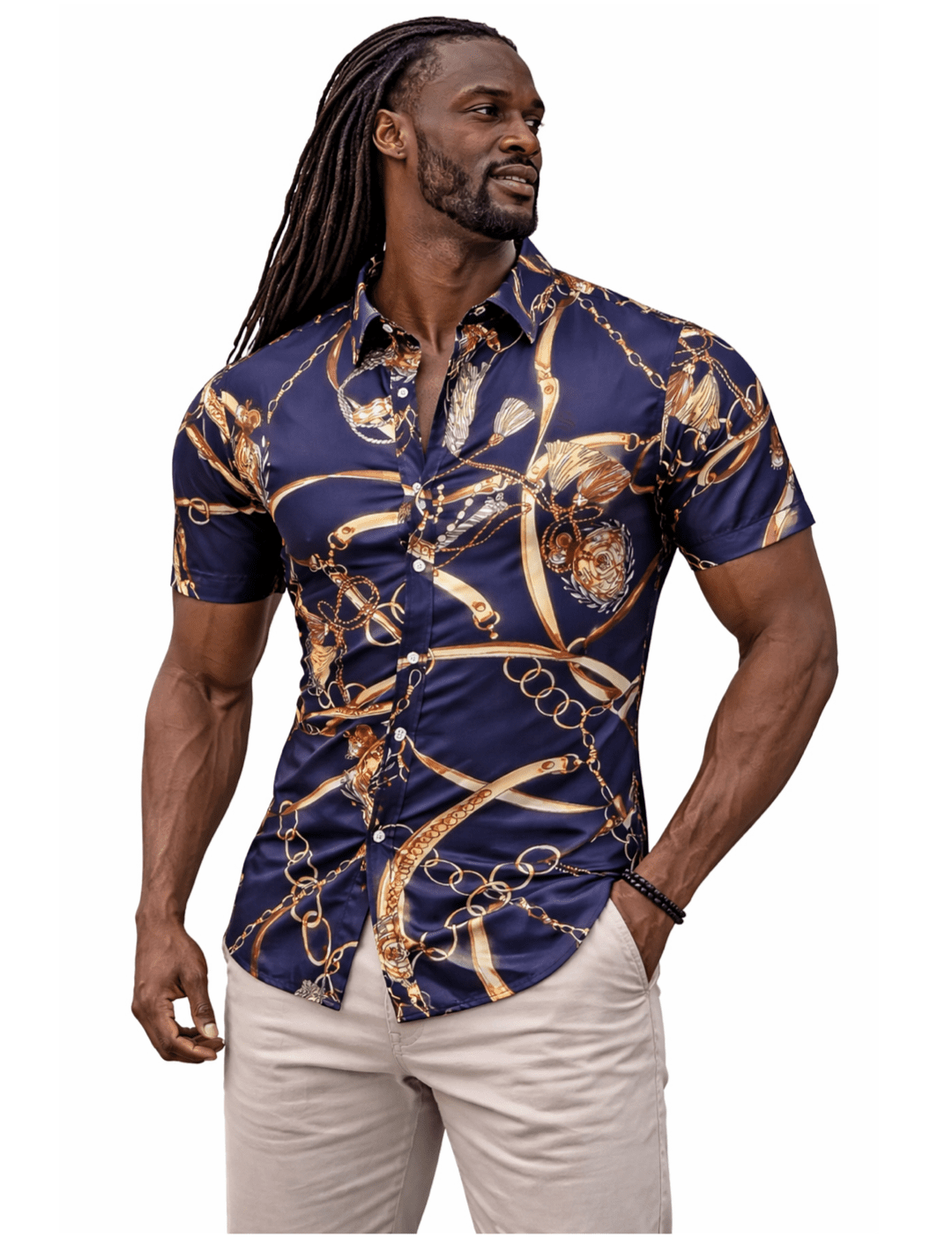 Jokik - Short Sleeves Shirt for Men - Sarman Fashion - Wholesale Clothing Fashion Brand for Men from Canada