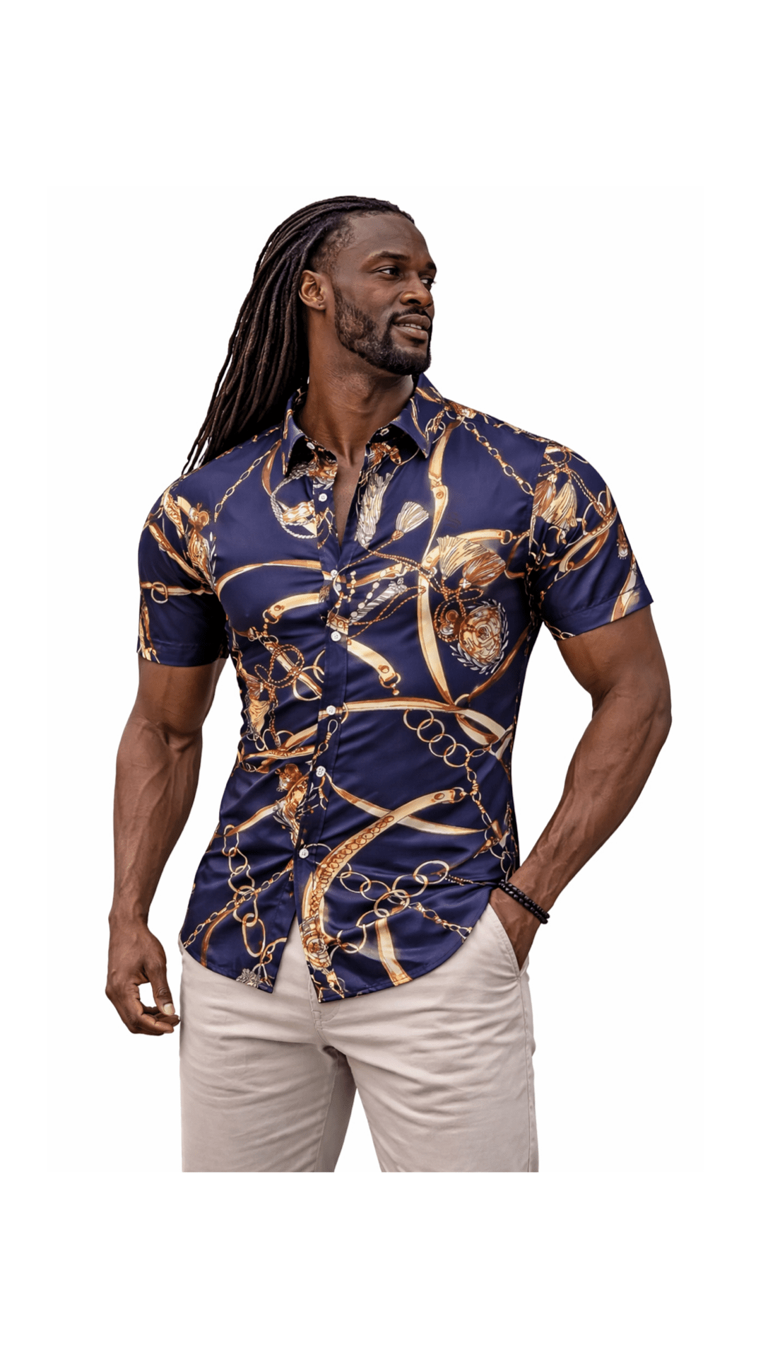 Jokik - Short Sleeves Shirt for Men - Sarman Fashion - Wholesale Clothing Fashion Brand for Men from Canada