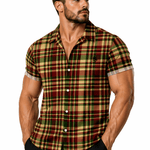 JUDH - Short Sleeves Shirt for Men - Sarman Fashion - Wholesale Clothing Fashion Brand for Men from Canada