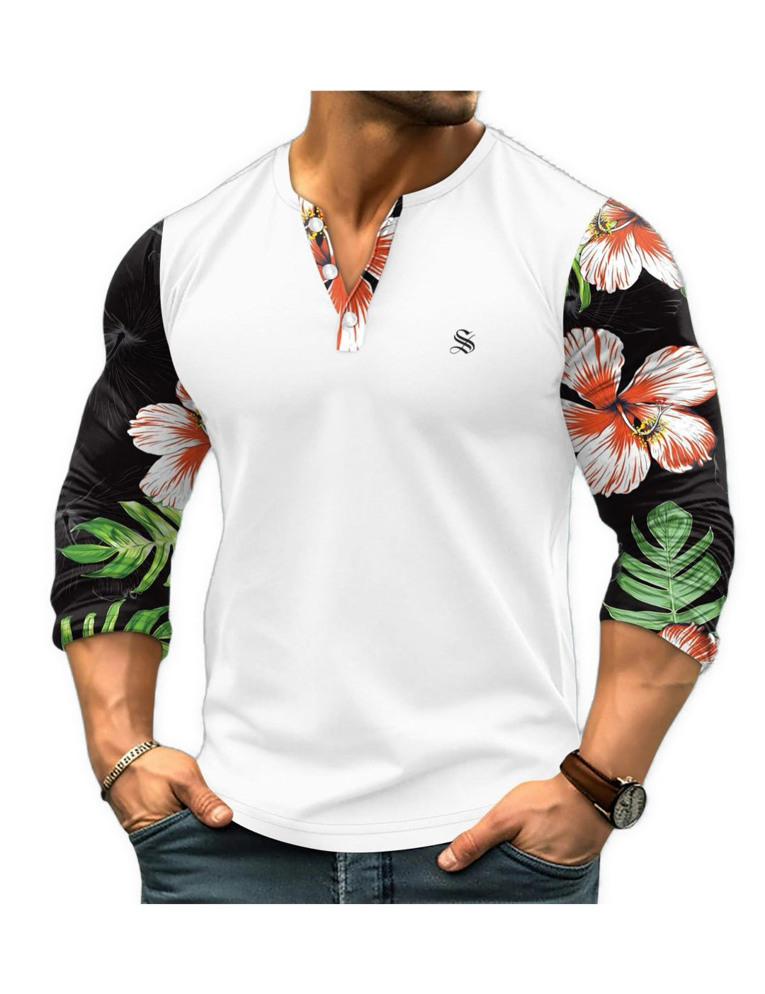 Jung 4 - Long Sleeves Shirt for Men - Sarman Fashion - Wholesale Clothing Fashion Brand for Men from Canada