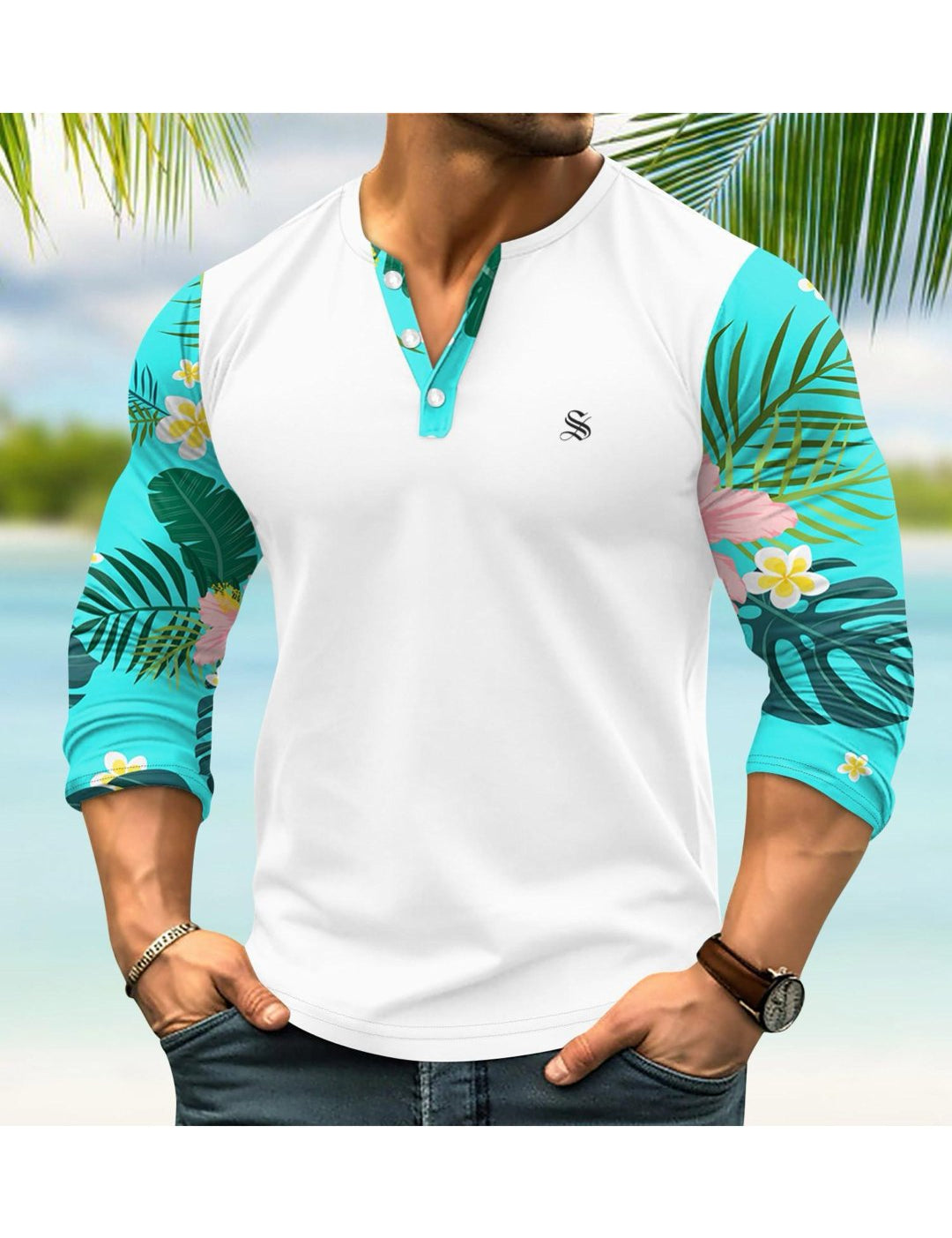 Jung 4 - Long Sleeves Shirt for Men - Sarman Fashion - Wholesale Clothing Fashion Brand for Men from Canada