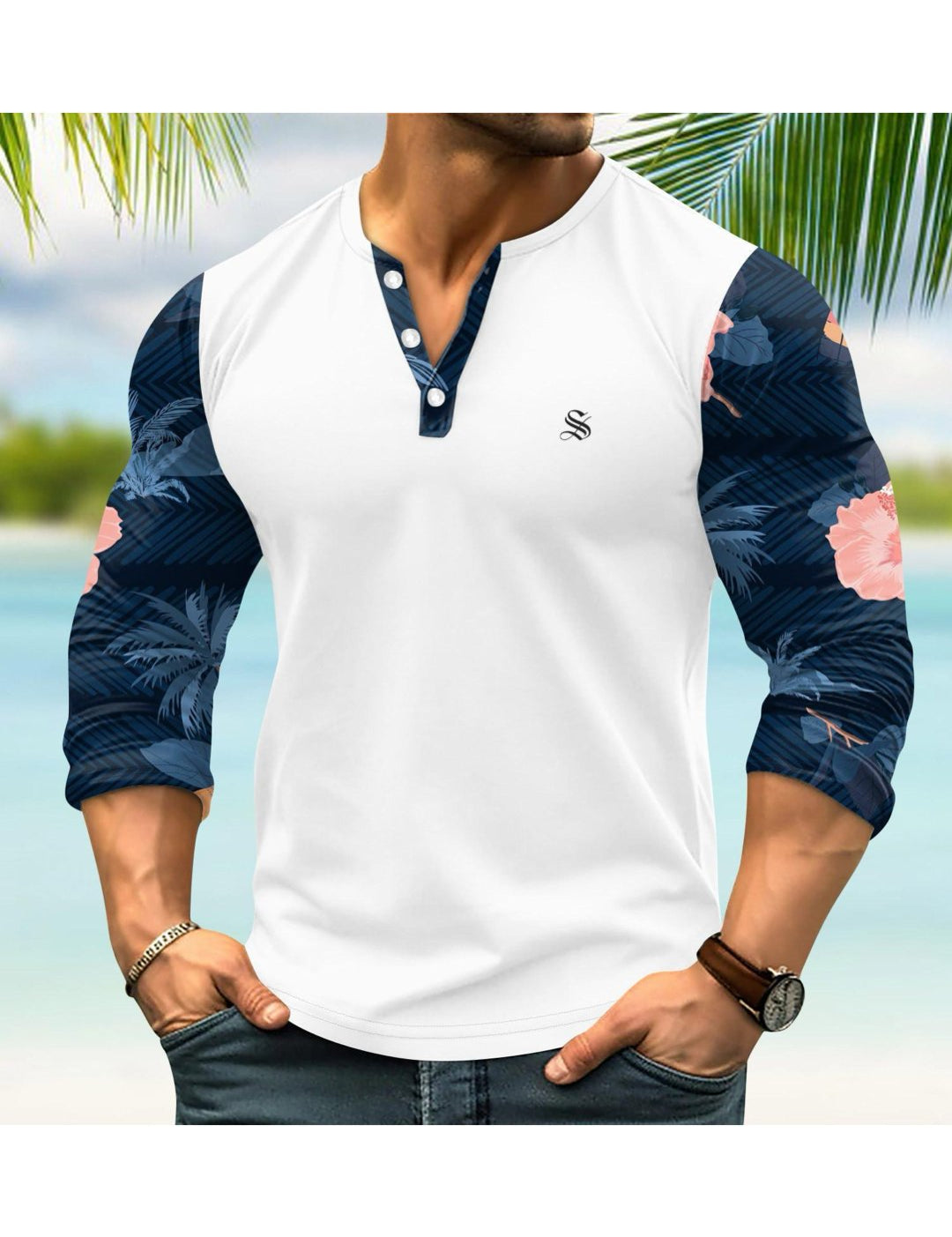 Jung 4 - Long Sleeves Shirt for Men - Sarman Fashion - Wholesale Clothing Fashion Brand for Men from Canada