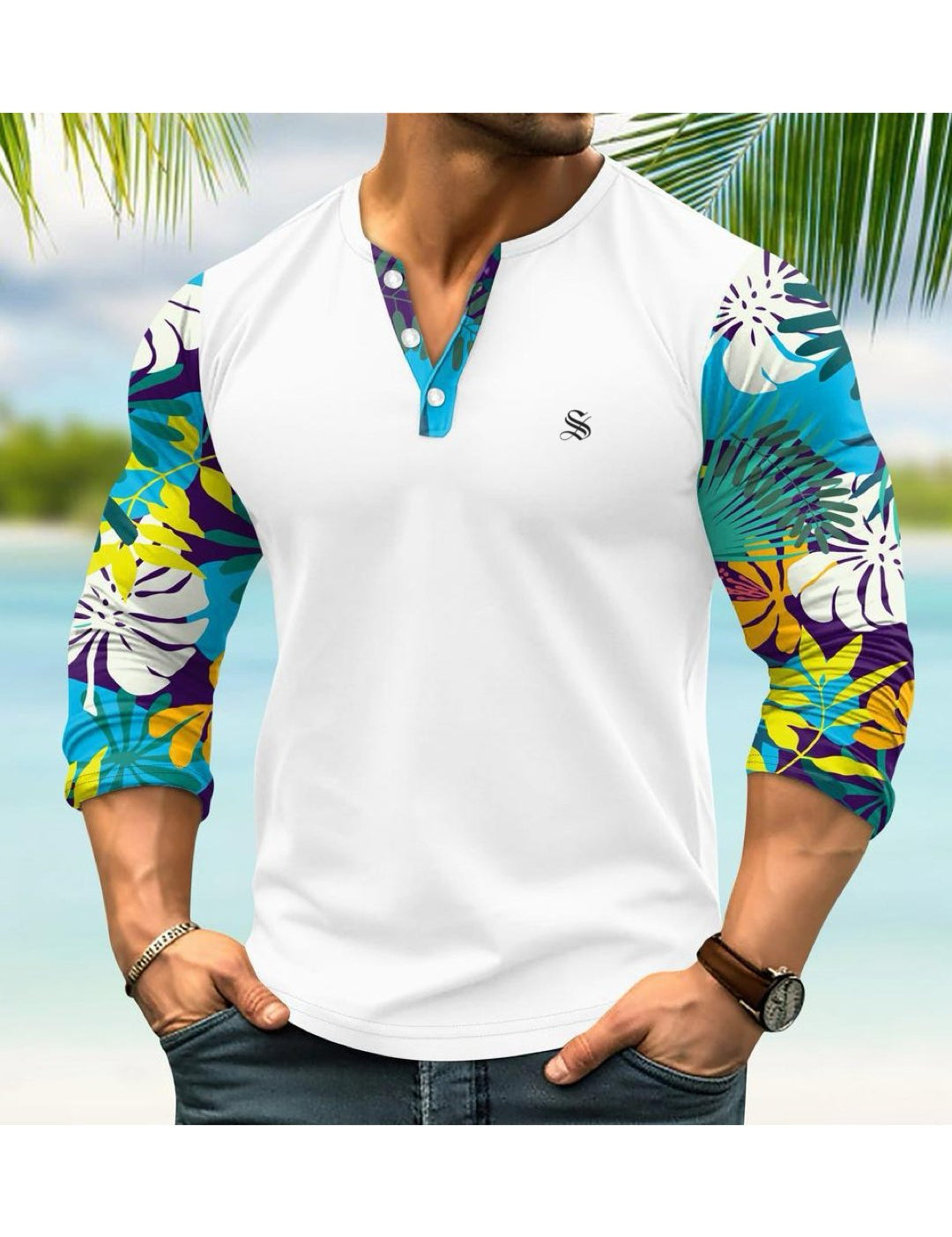 Jung 4 - Long Sleeves Shirt for Men - Sarman Fashion - Wholesale Clothing Fashion Brand for Men from Canada