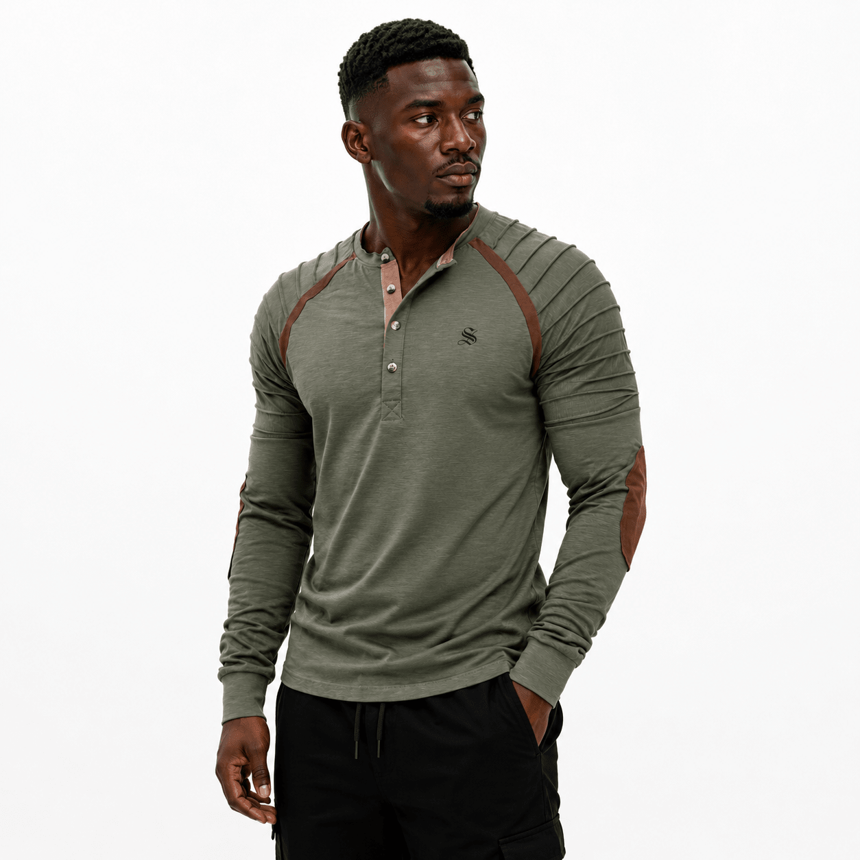 Jung - Long Sleeves Shirt for Men - Sarman Fashion - Wholesale Clothing Fashion Brand for Men from Canada