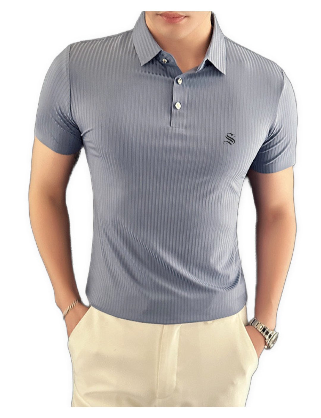 Junitcha - Polo Shirt for Men - Sarman Fashion - Wholesale Clothing Fashion Brand for Men from Canada