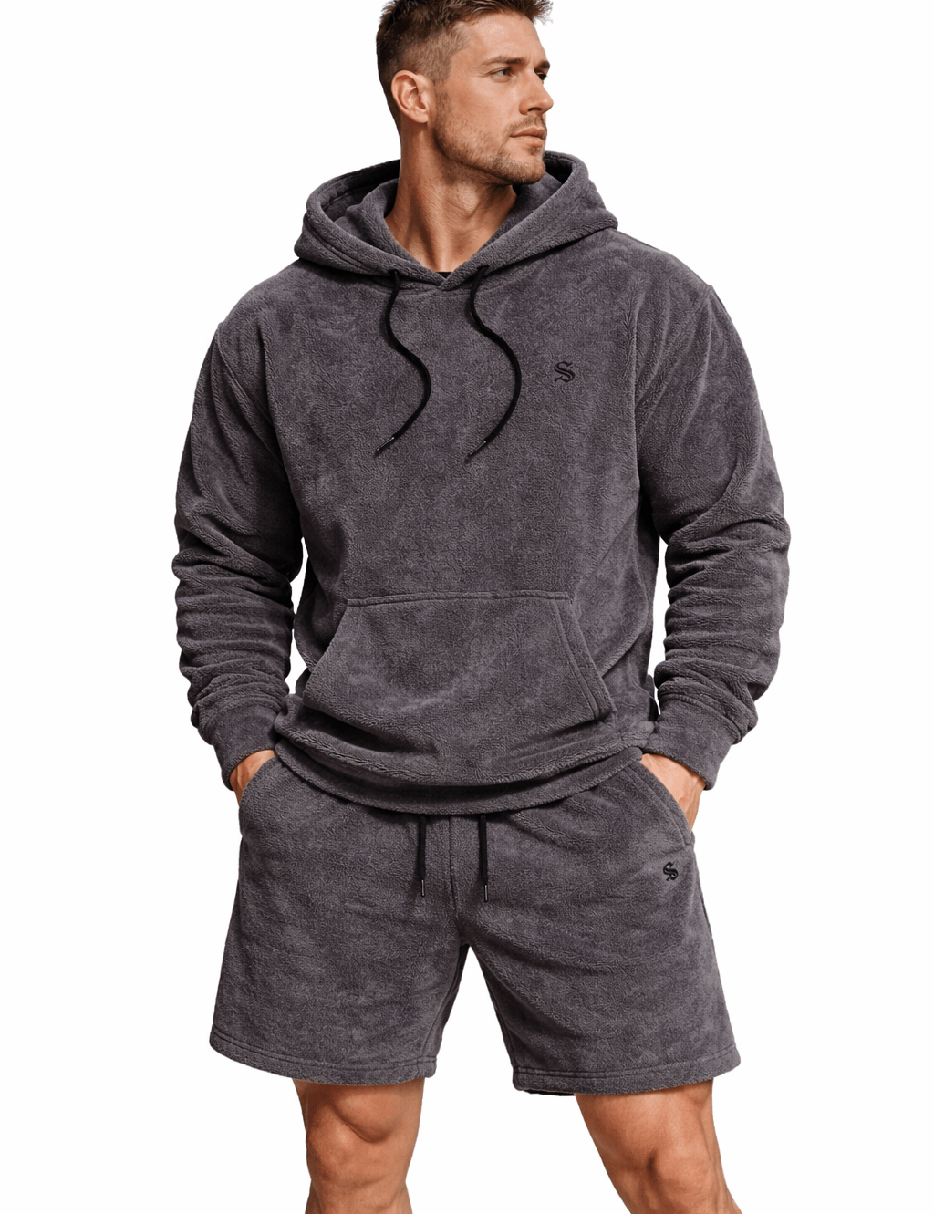 Jyderop - Hoodie & Shorts Complete set for Men - Sarman Fashion - Wholesale Clothing Fashion Brand for Men from Canada