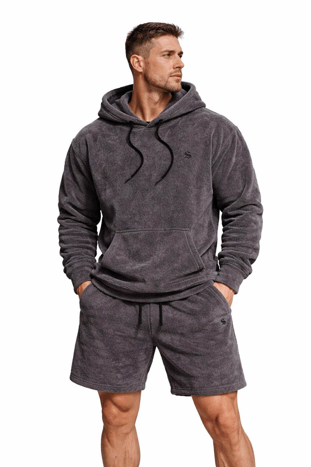 Jyderop - Hoodie & Shorts Complete set for Men - Sarman Fashion - Wholesale Clothing Fashion Brand for Men from Canada