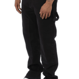 K10 - CARPENTER DENIM WASHED - BLACK - Sarman Fashion - Wholesale Clothing Fashion Brand for Men from Canada