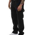 K10 - CARPENTER DENIM WASHED - BLACK - Sarman Fashion - Wholesale Clothing Fashion Brand for Men from Canada