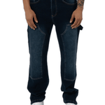 K11 - CARPENTER DENIM WASHED - DARK BLUE - Sarman Fashion - Wholesale Clothing Fashion Brand for Men from Canada
