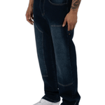 K11 - CARPENTER DENIM WASHED - DARK BLUE - Sarman Fashion - Wholesale Clothing Fashion Brand for Men from Canada