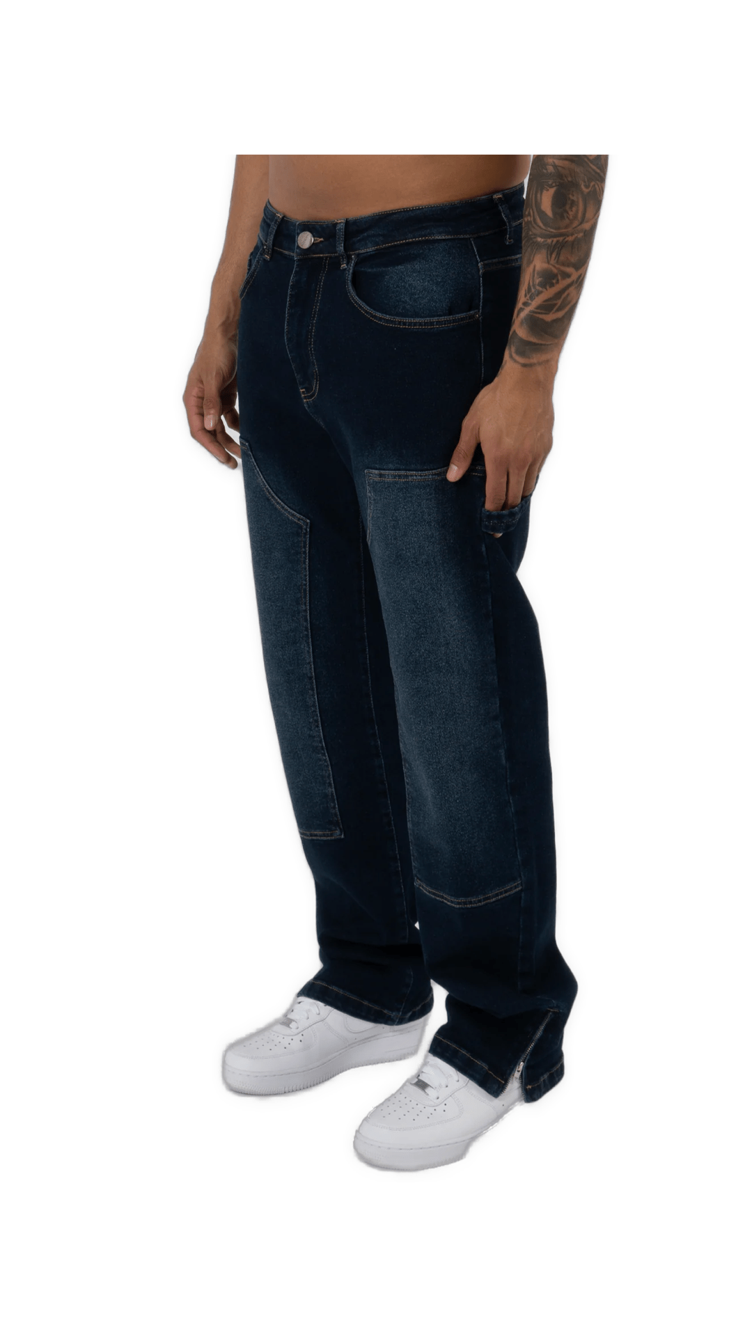 K11 - CARPENTER DENIM WASHED - DARK BLUE - Sarman Fashion - Wholesale Clothing Fashion Brand for Men from Canada