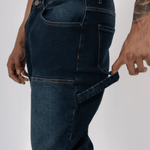 K11 - CARPENTER DENIM WASHED - DARK BLUE - Sarman Fashion - Wholesale Clothing Fashion Brand for Men from Canada