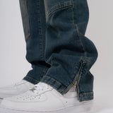 K12 - CARPENTER DENIM WASHED - DARK BLUE - Sarman Fashion - Wholesale Clothing Fashion Brand for Men from Canada