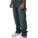 K12 - CARPENTER DENIM WASHED - DARK BLUE - Sarman Fashion - Wholesale Clothing Fashion Brand for Men from Canada