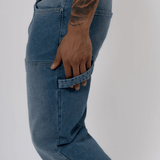 K13 - CARPENTER DENIM WASHED - LIGHT BLUE - Sarman Fashion - Wholesale Clothing Fashion Brand for Men from Canada