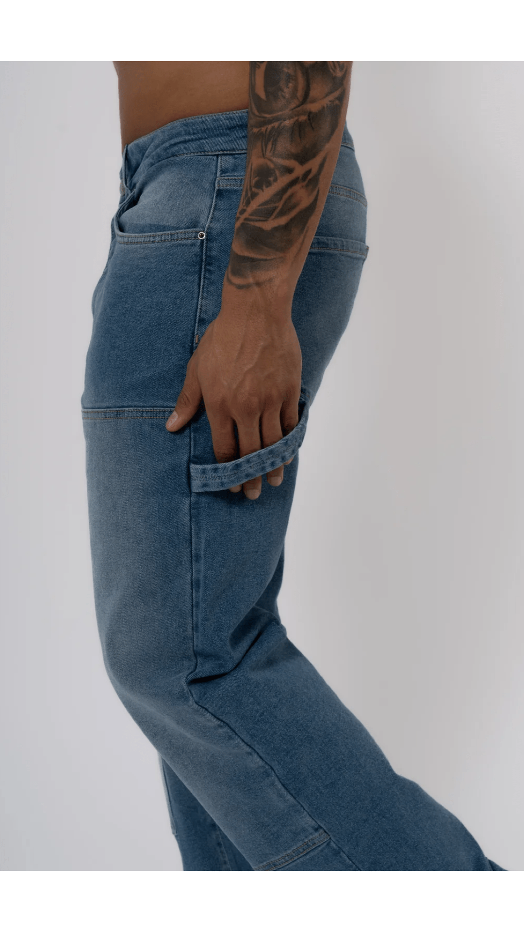 K13 - CARPENTER DENIM WASHED - LIGHT BLUE - Sarman Fashion - Wholesale Clothing Fashion Brand for Men from Canada