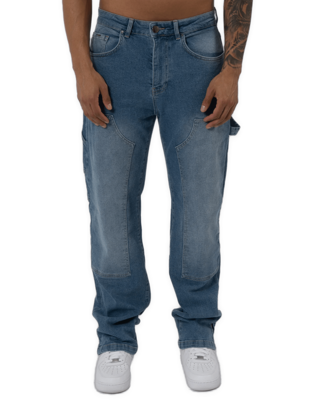 K13 - CARPENTER DENIM WASHED - LIGHT BLUE - Sarman Fashion - Wholesale Clothing Fashion Brand for Men from Canada