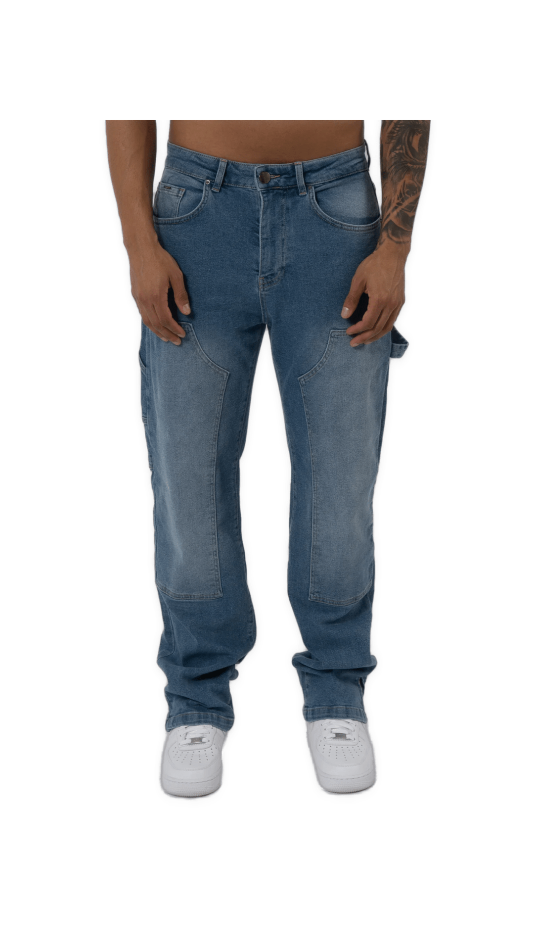 K13 - CARPENTER DENIM WASHED - LIGHT BLUE - Sarman Fashion - Wholesale Clothing Fashion Brand for Men from Canada