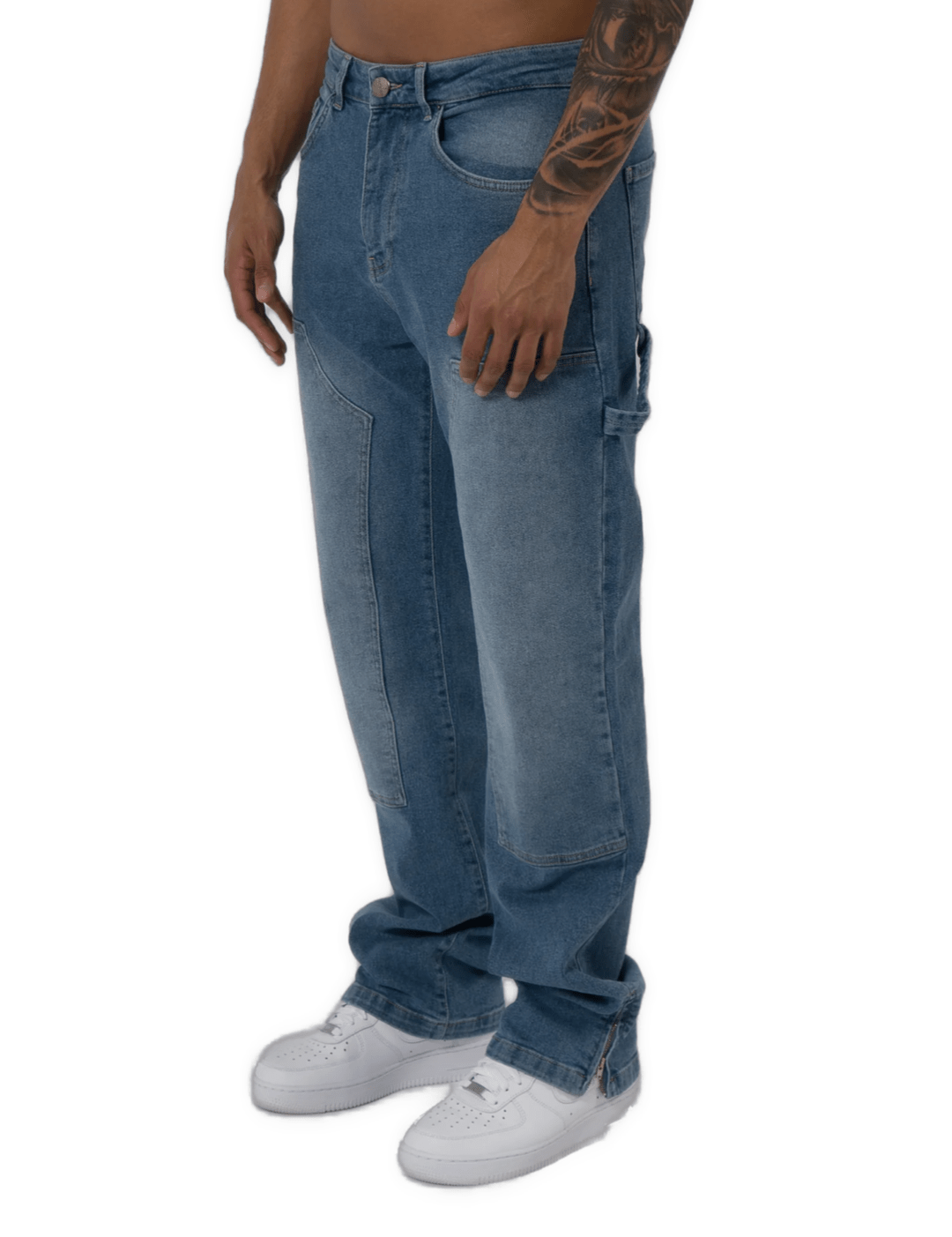 K13 - CARPENTER DENIM WASHED - LIGHT BLUE - Sarman Fashion - Wholesale Clothing Fashion Brand for Men from Canada