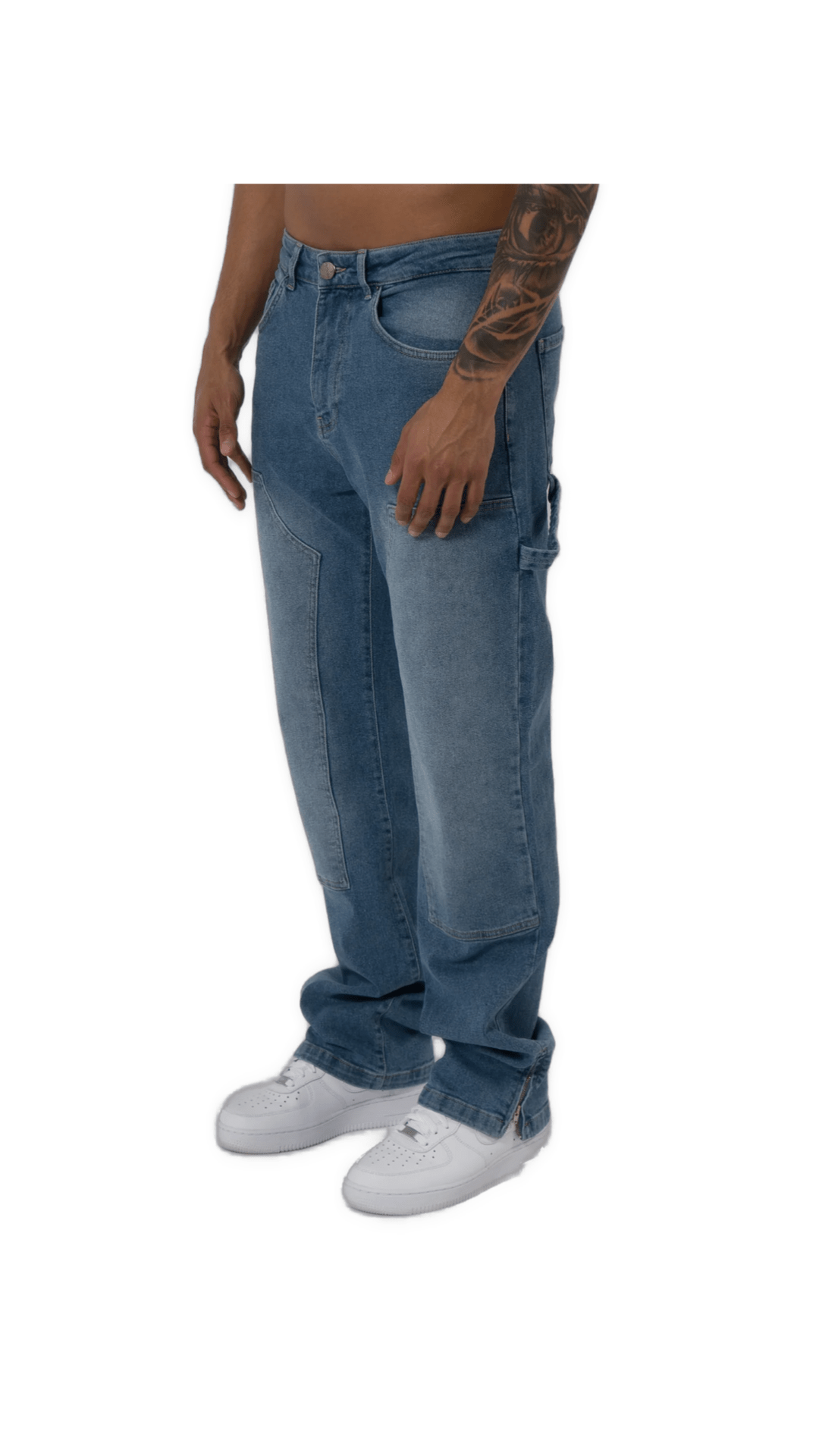 K13 - CARPENTER DENIM WASHED - LIGHT BLUE - Sarman Fashion - Wholesale Clothing Fashion Brand for Men from Canada