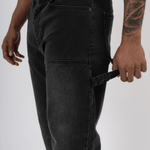 K14 - CARPENTER DENIM WASHED - GREY - Sarman Fashion - Wholesale Clothing Fashion Brand for Men from Canada
