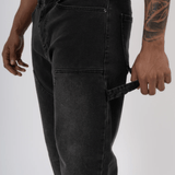 K14 - CARPENTER DENIM WASHED - GREY - Sarman Fashion - Wholesale Clothing Fashion Brand for Men from Canada