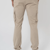 K15 - CARGO PANTS - BEIGE - Sarman Fashion - Wholesale Clothing Fashion Brand for Men from Canada